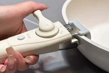 Overmolding gagang alat masak anti-selip dan tahan panas tinggi